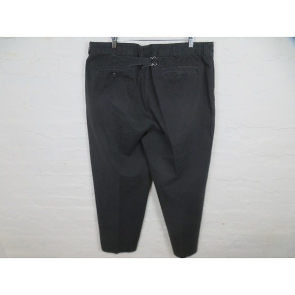 Vintage Polo Ralph Lauren Pants Mens 38x30 Black Bateman Buckle Back Grandpa - Picture 4 of 11